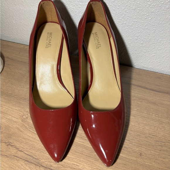 Michael Kors Shoes - Michael Kors Glossy Red Heels